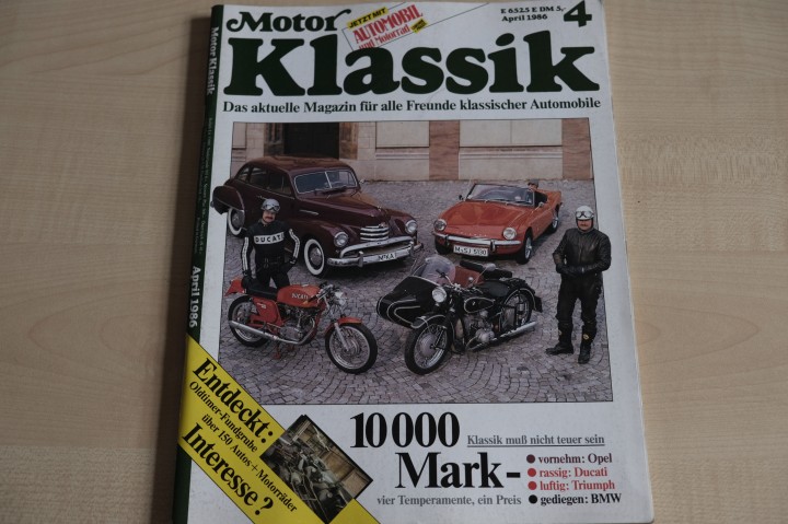 Motor Klassik 04/1986